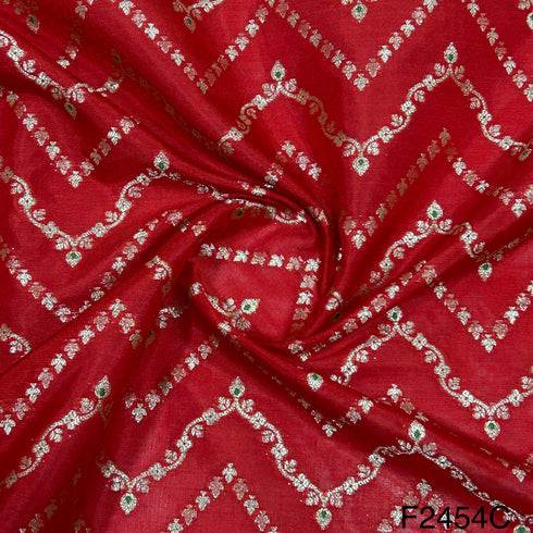 Silk Brocade Fabric-F2454